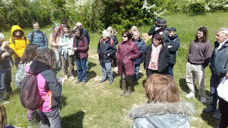 Randonnée commentée à travers le massif du Mugron à Gauriac